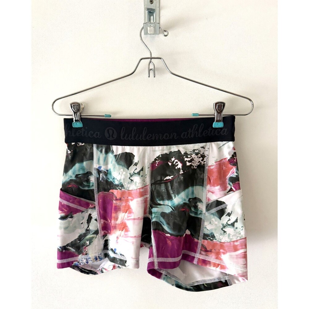 Lululemon Shorts Womens 6 What The Sport Full On Luxetreme Pockets